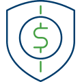icon of money shield
